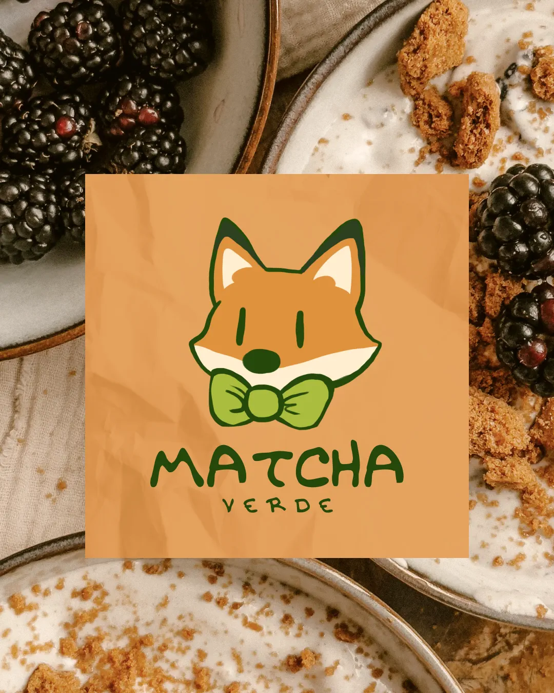 Matcha Verde — café brand identity